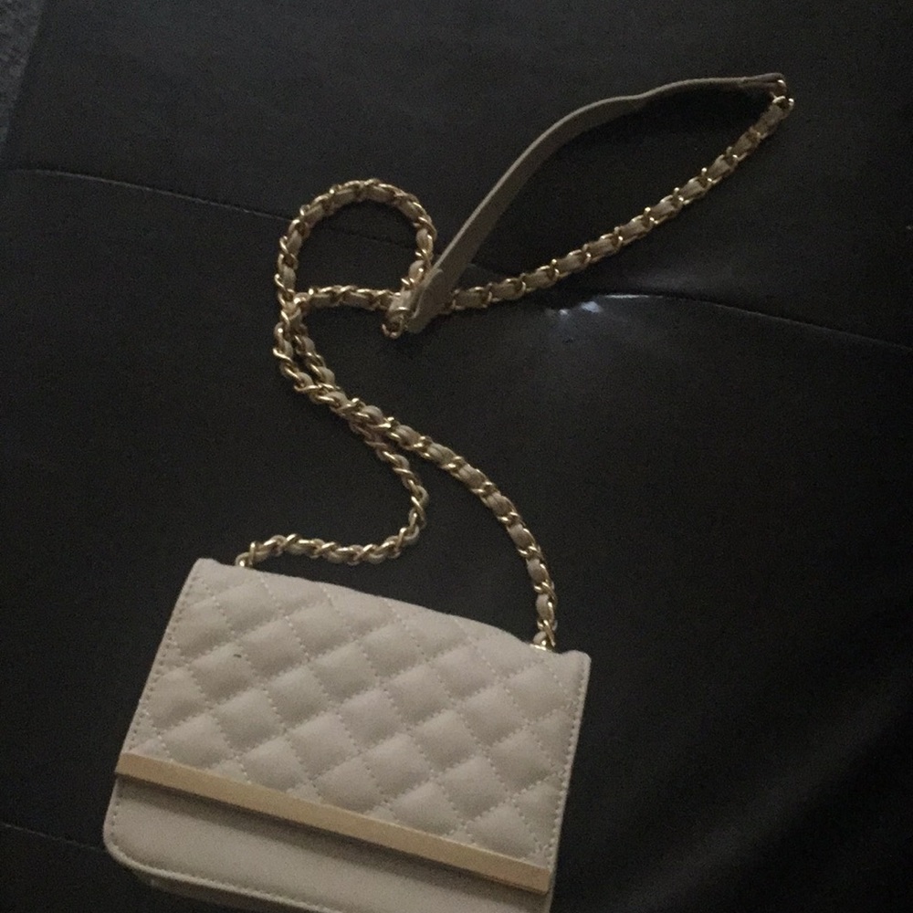 Quilted chain purse